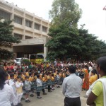 Singing National Anthem