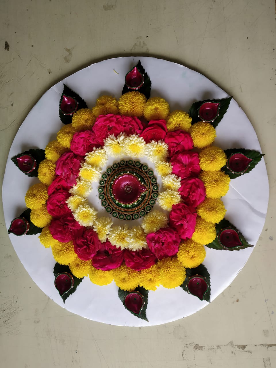 Diya decoration Intra class competition | Vydehi School