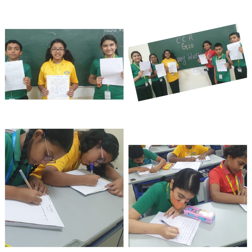 Example Post For Class 7 GRADE 7 CCA ACTIVITY-1 – G20 ESSAY WRITING | Vydehi School